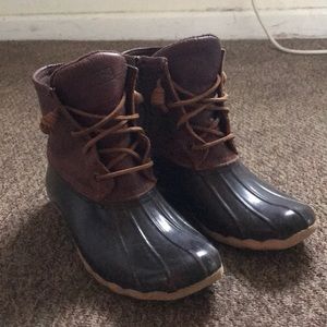 Brown Sperry Boots
